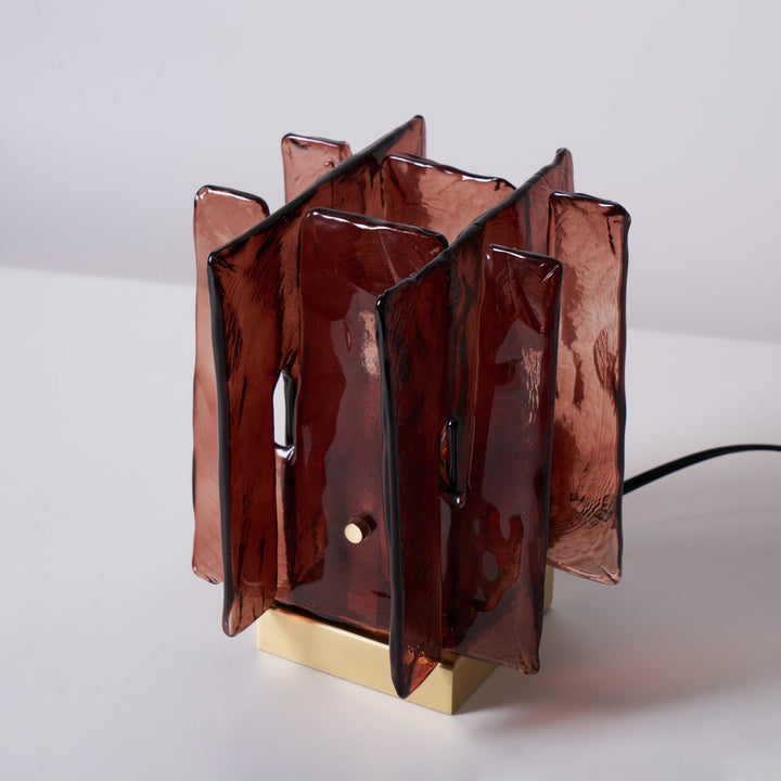 Amber Byggblock Bordslampa