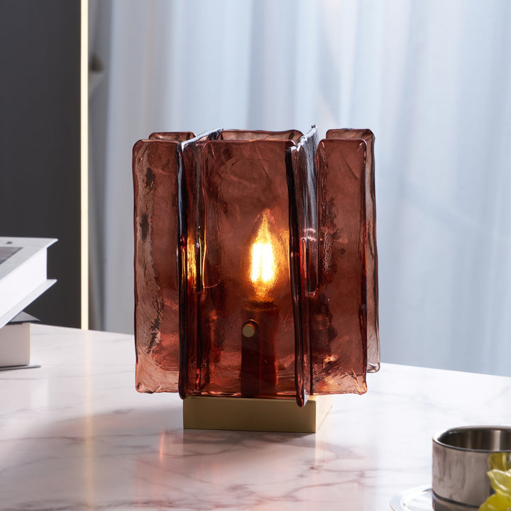 Amber Byggblock Bordslampa