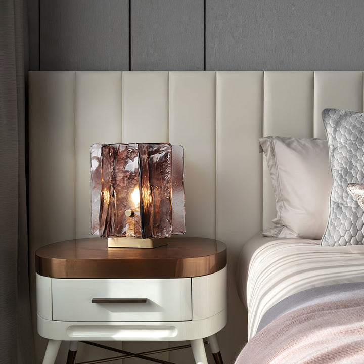 Amber Byggblock Bordslampa