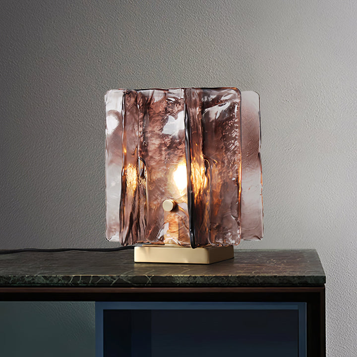 Amber Byggblock Bordslampa