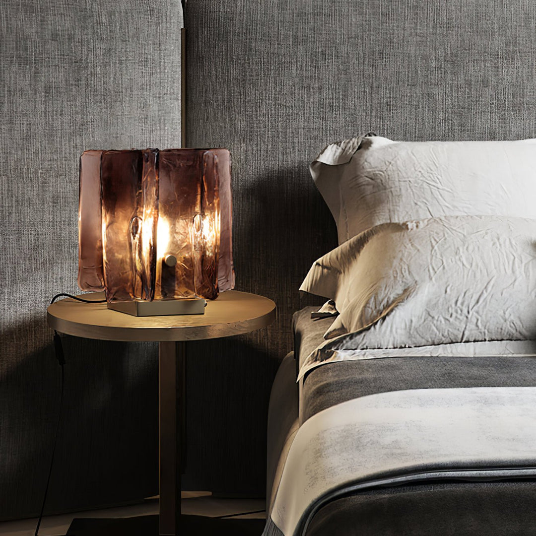 Amber Byggblock Bordslampa
