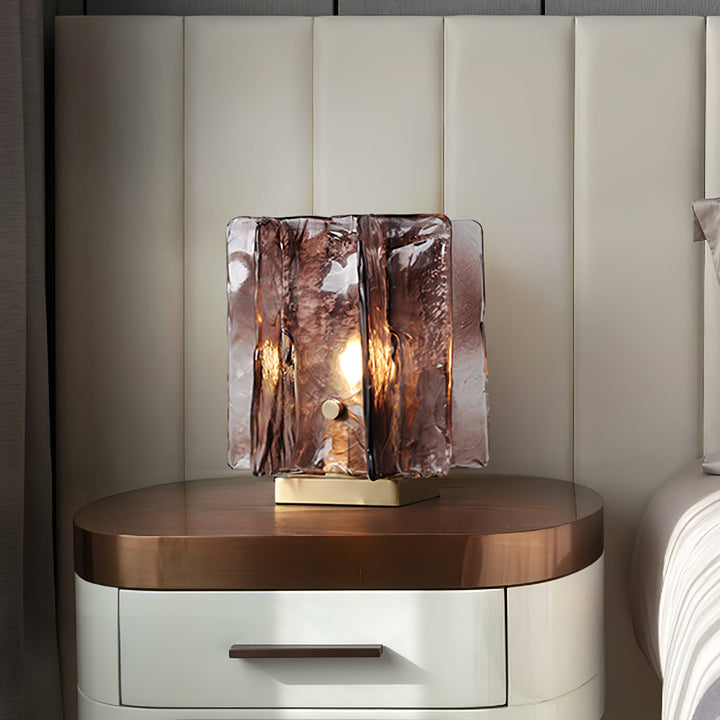 Amber Byggblock Bordslampa