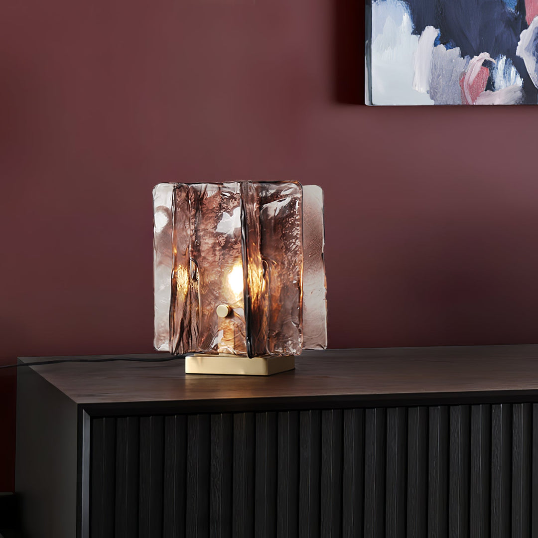 Amber Byggblock Bordslampa