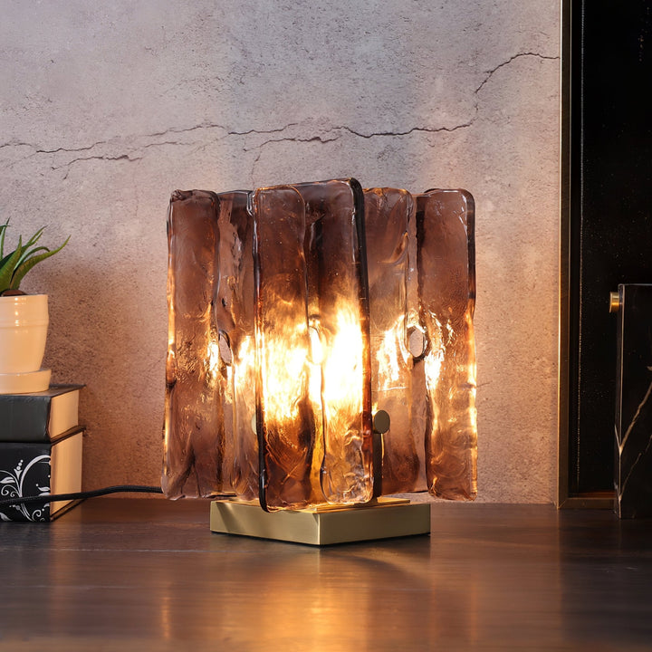 Amber Byggblock Bordslampa