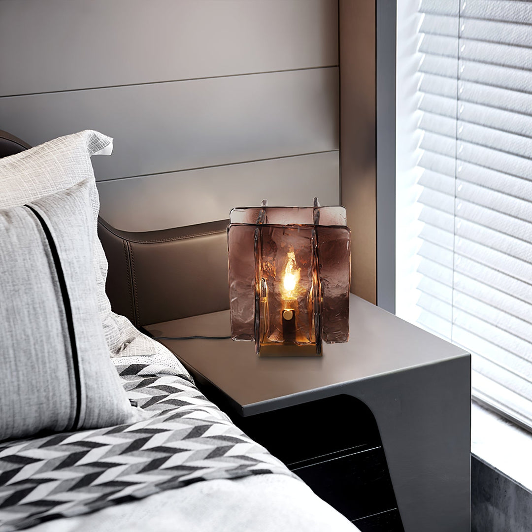 Amber Byggblock Bordslampa