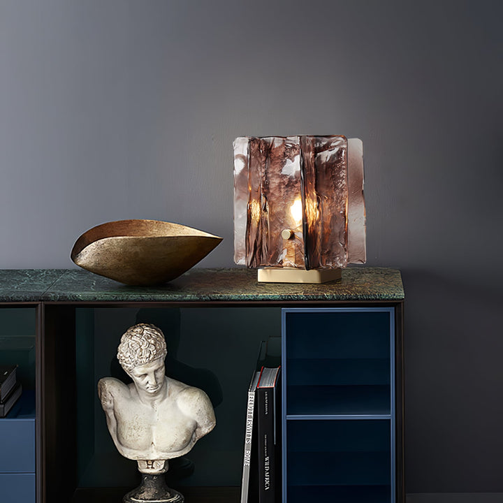 Amber Byggblock Bordslampa