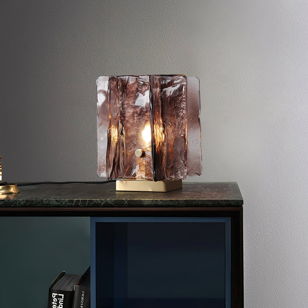 Amber Byggblock Bordslampa