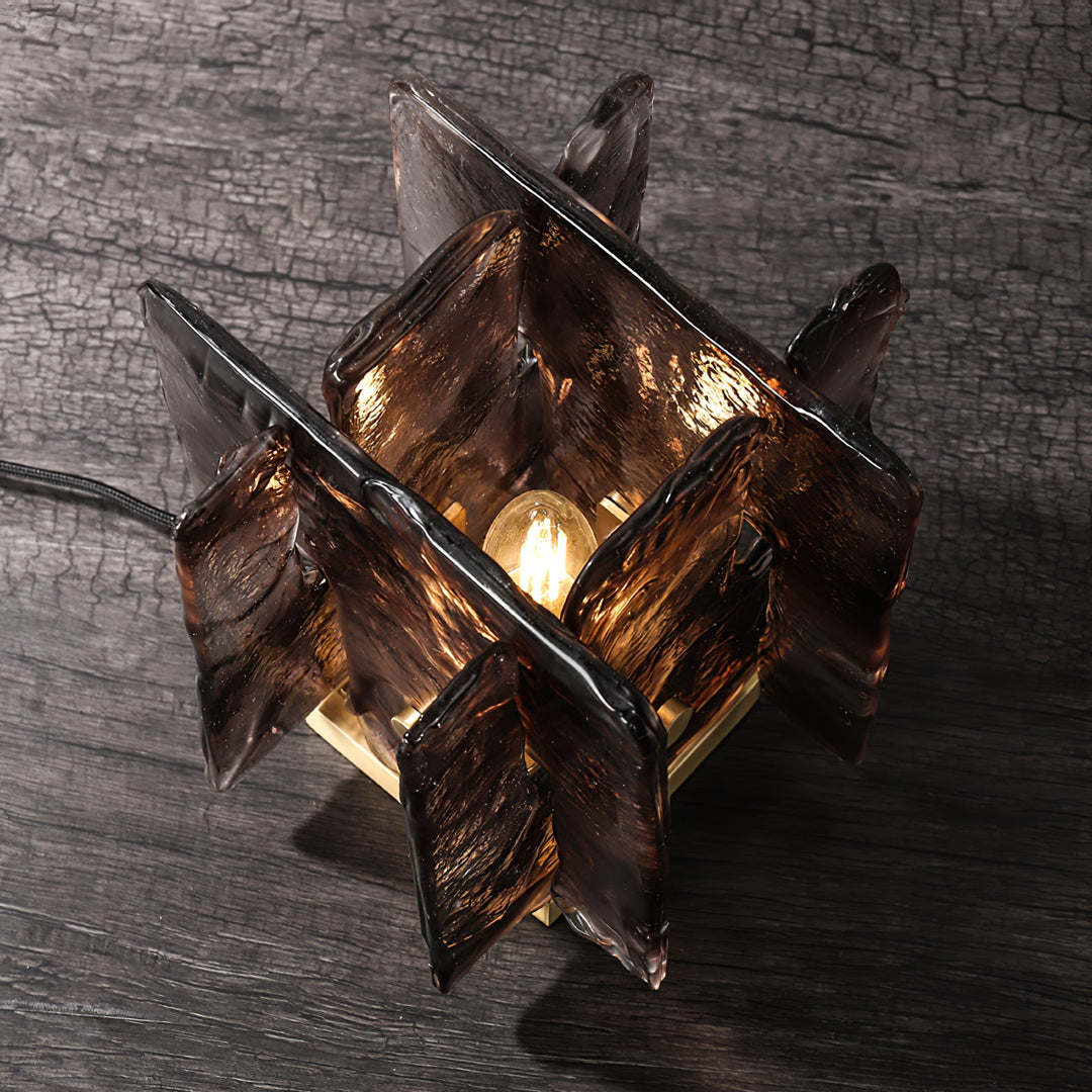 Amber Byggblock Bordslampa