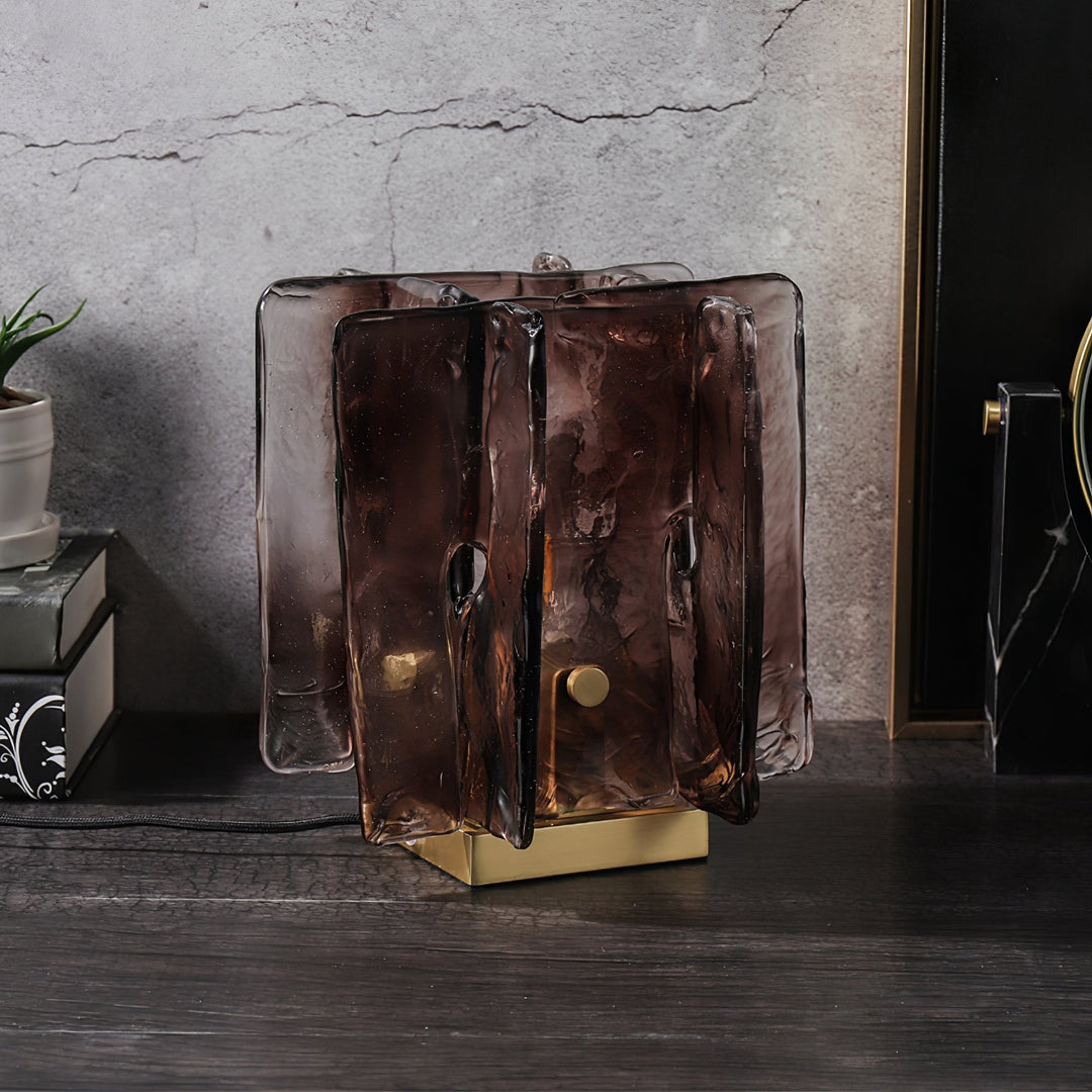 Amber Byggblock Bordslampa