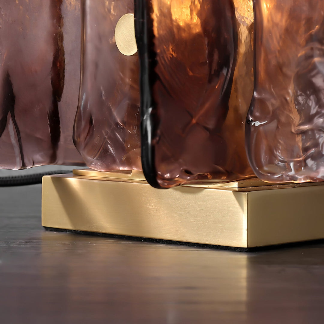 Amber Byggblock Bordslampa