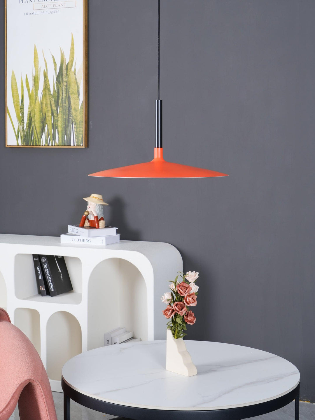 Larkin Vit Fat Pendellampa