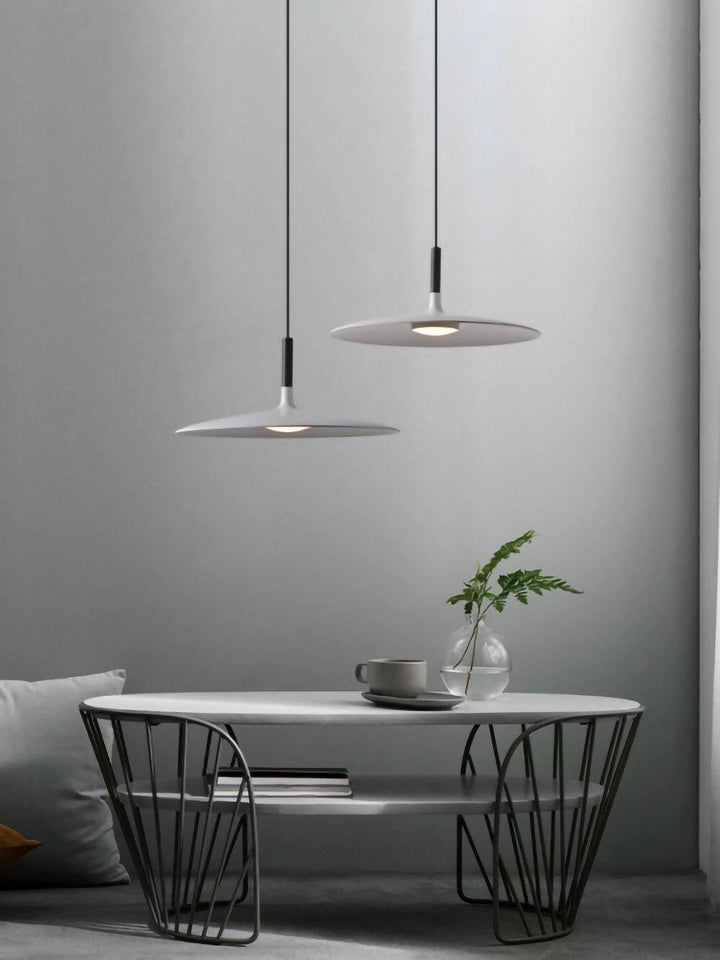 Larkin Vit Fat Pendellampa