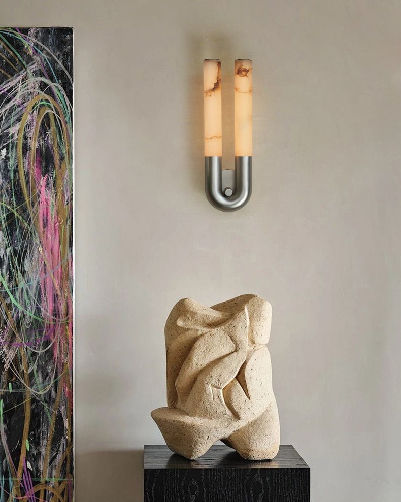 Ark Alabaster Vägglampa