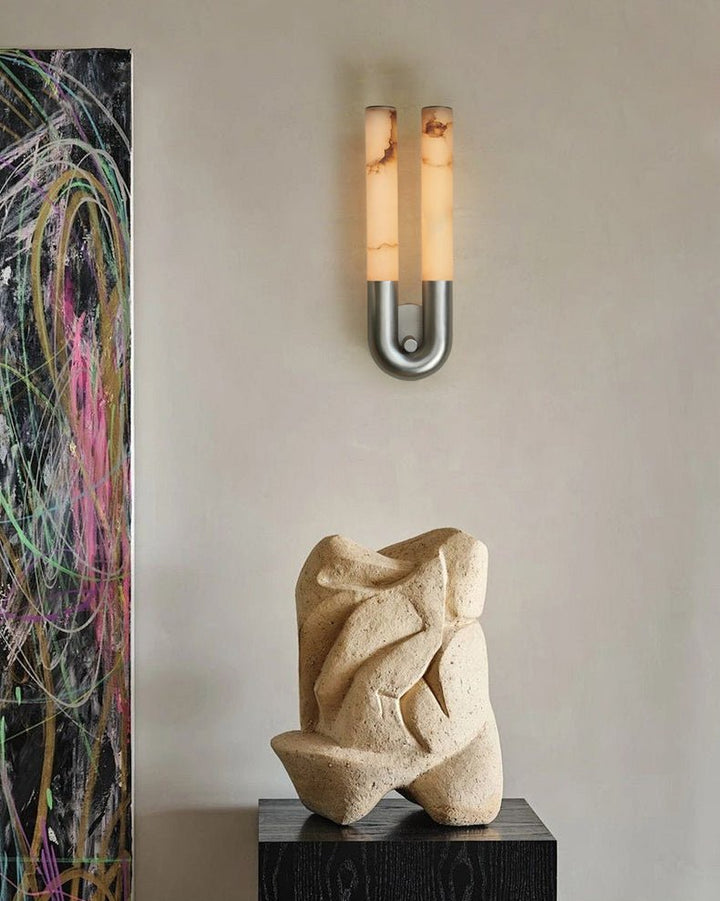 Ark Alabaster Vägglampa