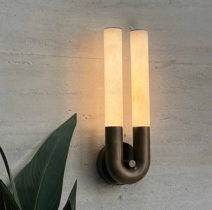 Ark Alabaster Vägglampa