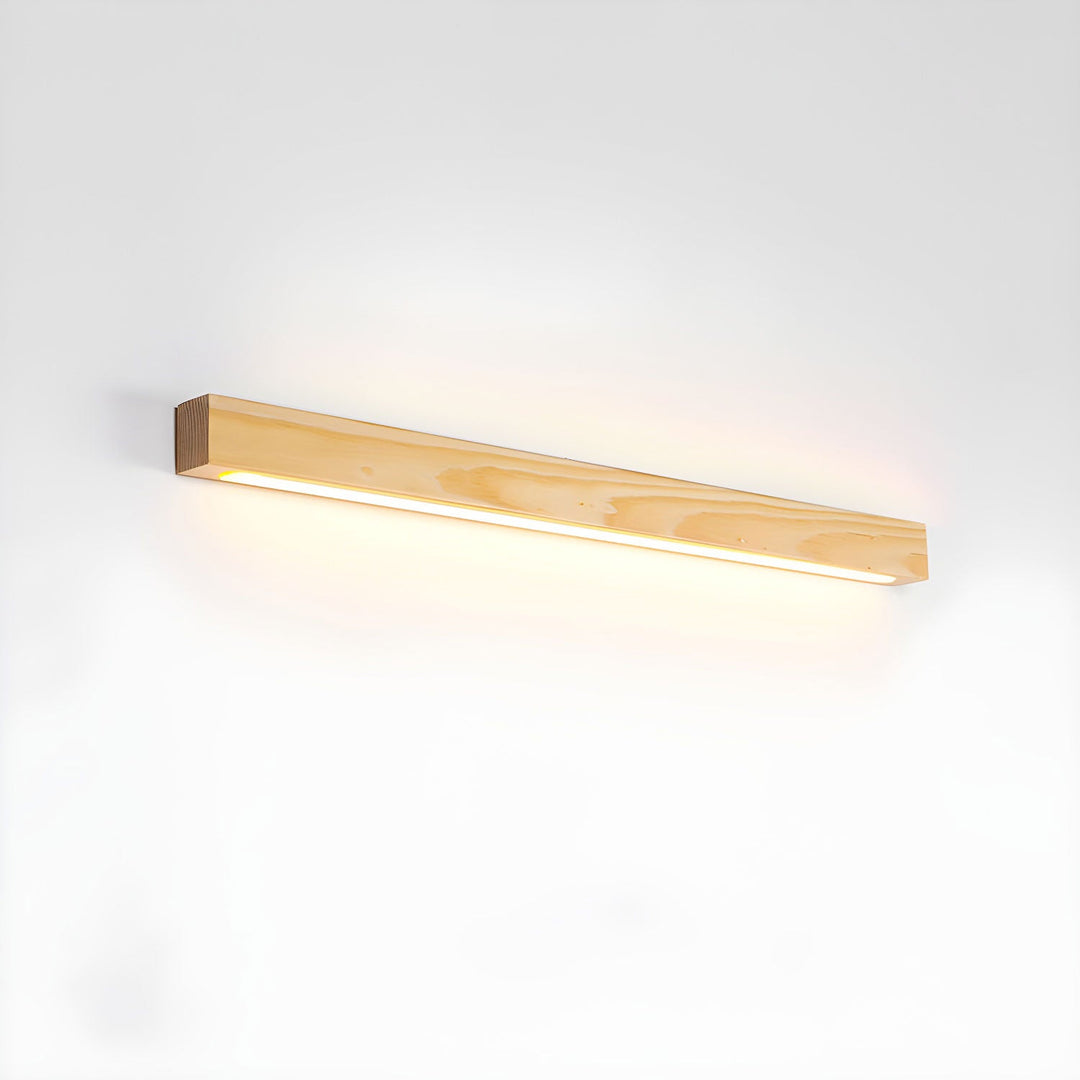 Arlo Linjär Trä Vägglampa