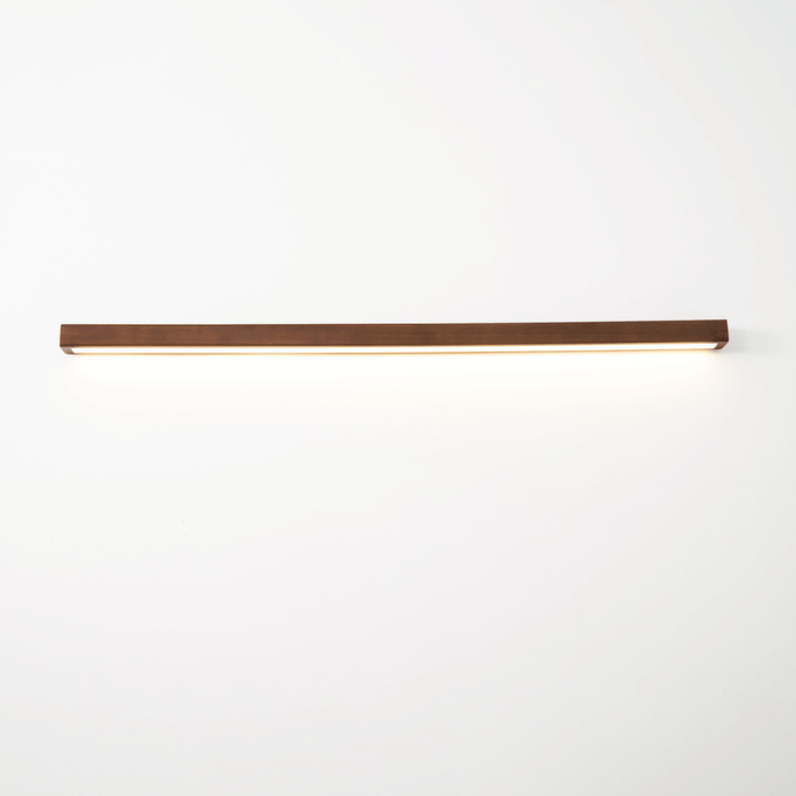 Arlo Linjär Trä Vägglampa