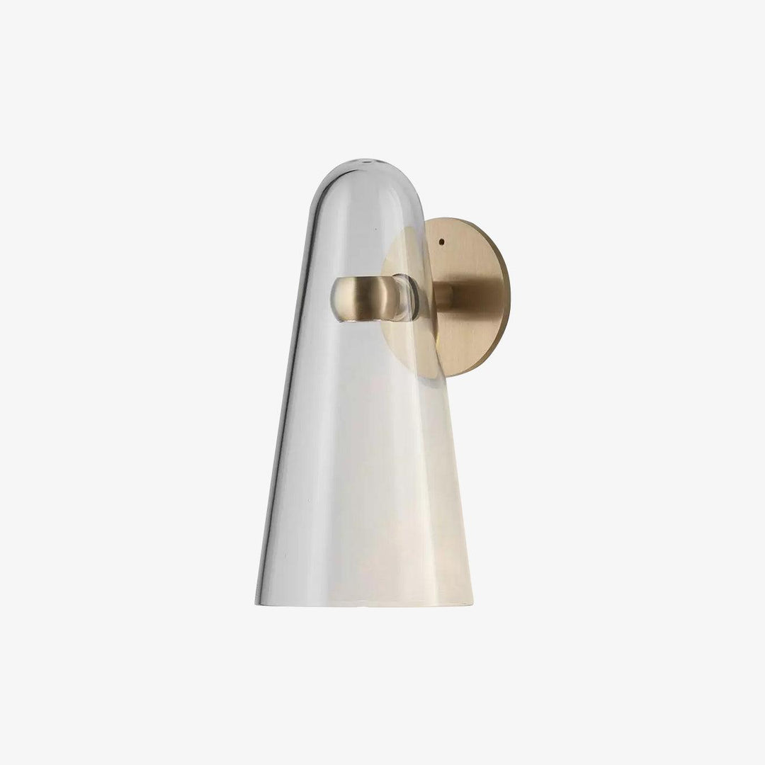 Konisk Glasvägglampa