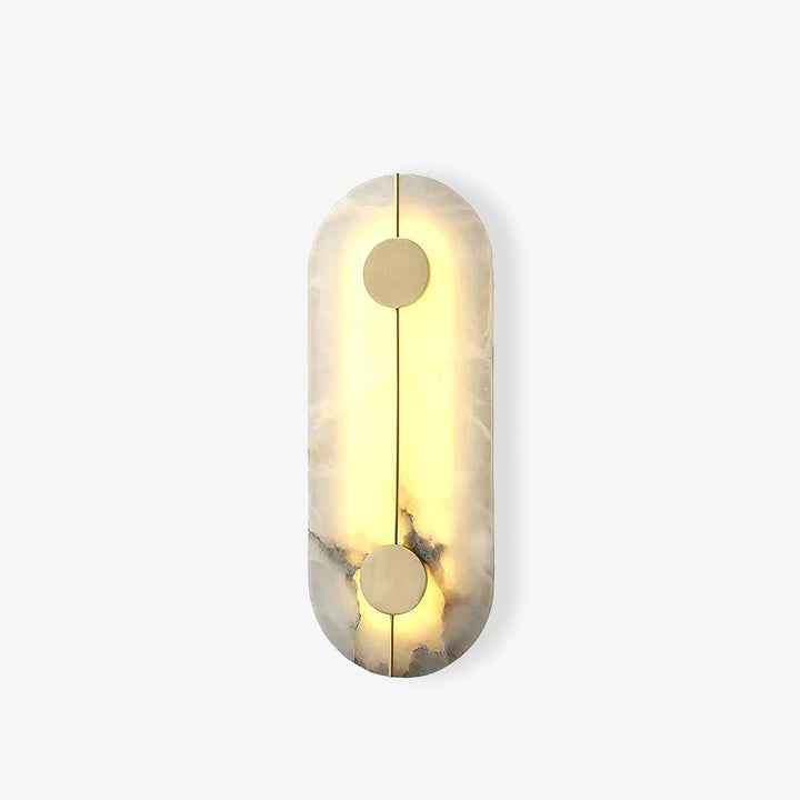 Konstnärlig Alabaster Vägglampa