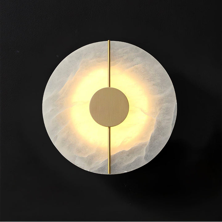 Konstnärlig Alabaster Vägglampa