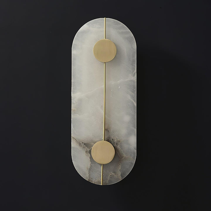Konstnärlig Alabaster Vägglampa