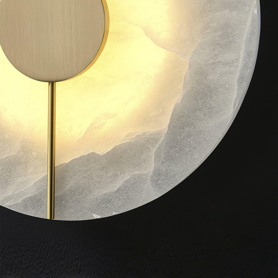 Konstnärlig Alabaster Vägglampa