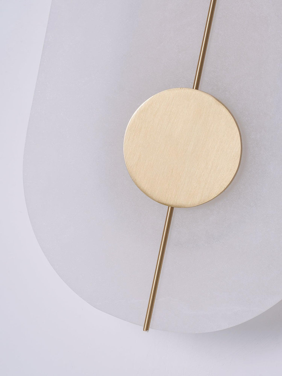 Konstnärlig Alabaster Vägglampa
