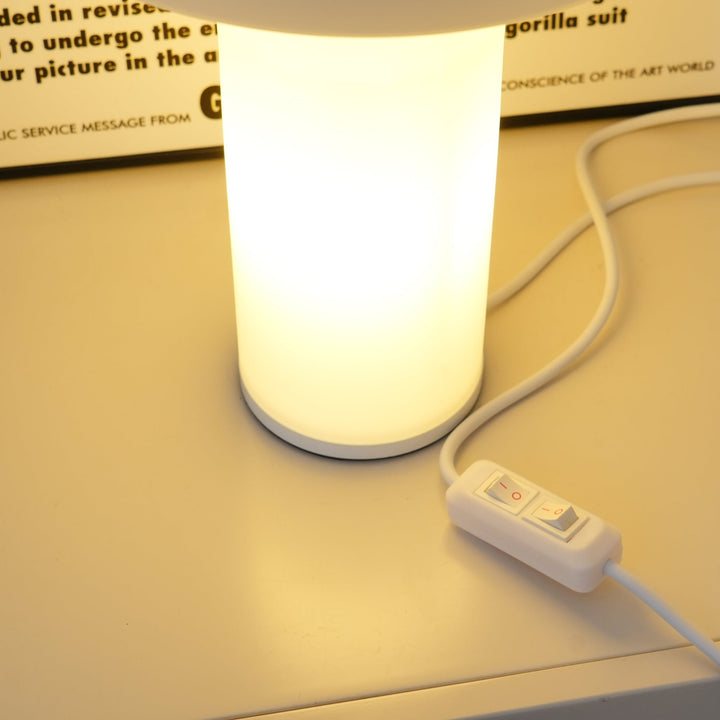 Dorsey Glas Svamp Bordslampa