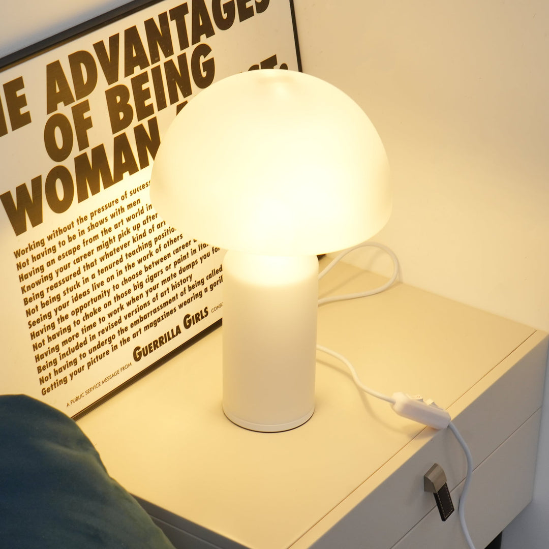 Dorsey Glas Svamp Bordslampa