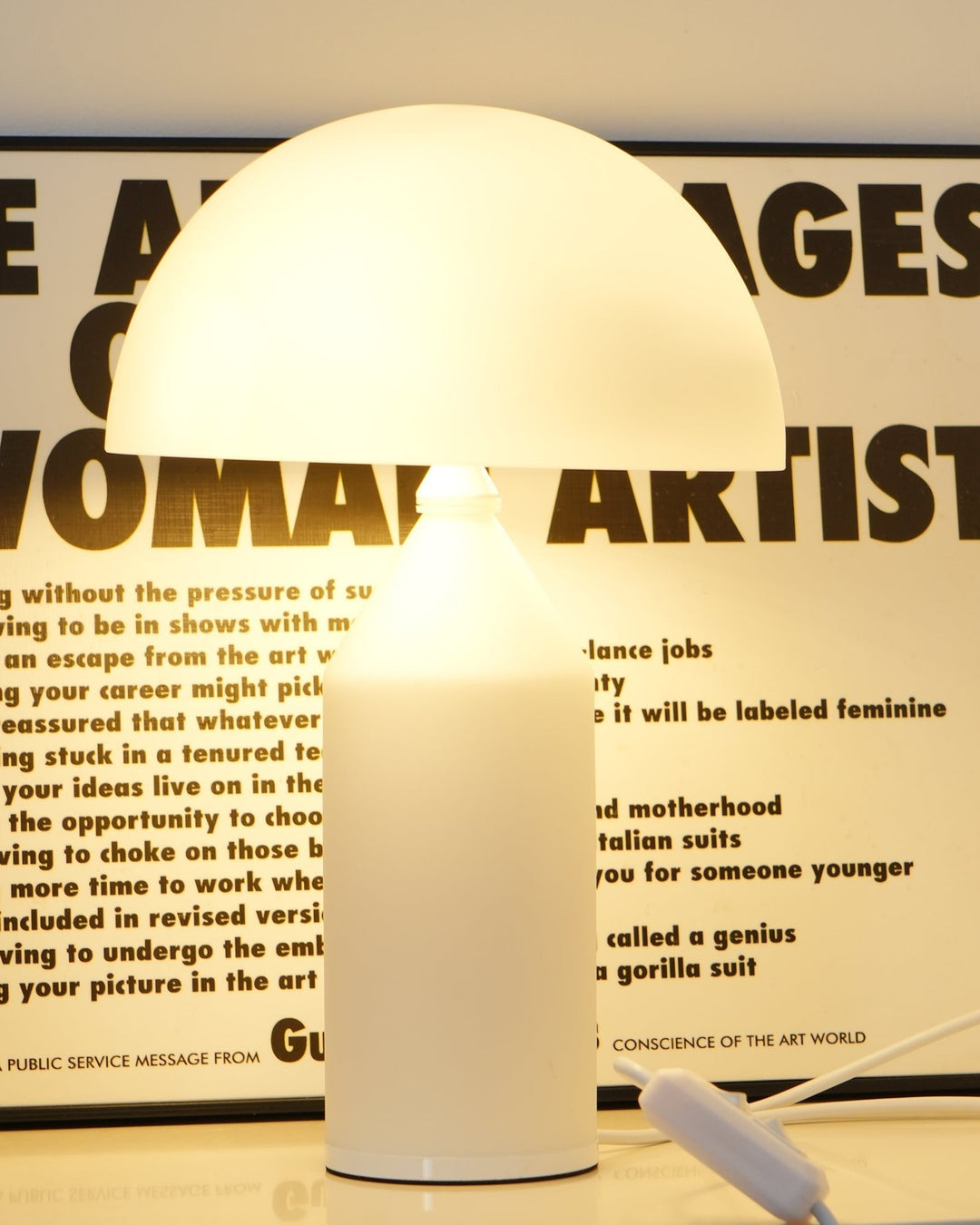Dorsey Glas Svamp Bordslampa