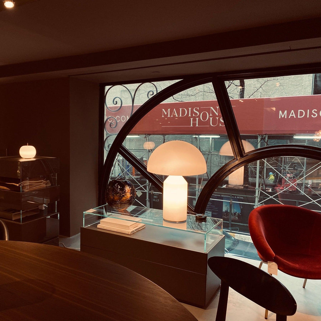 Dorsey Glas Svamp Bordslampa