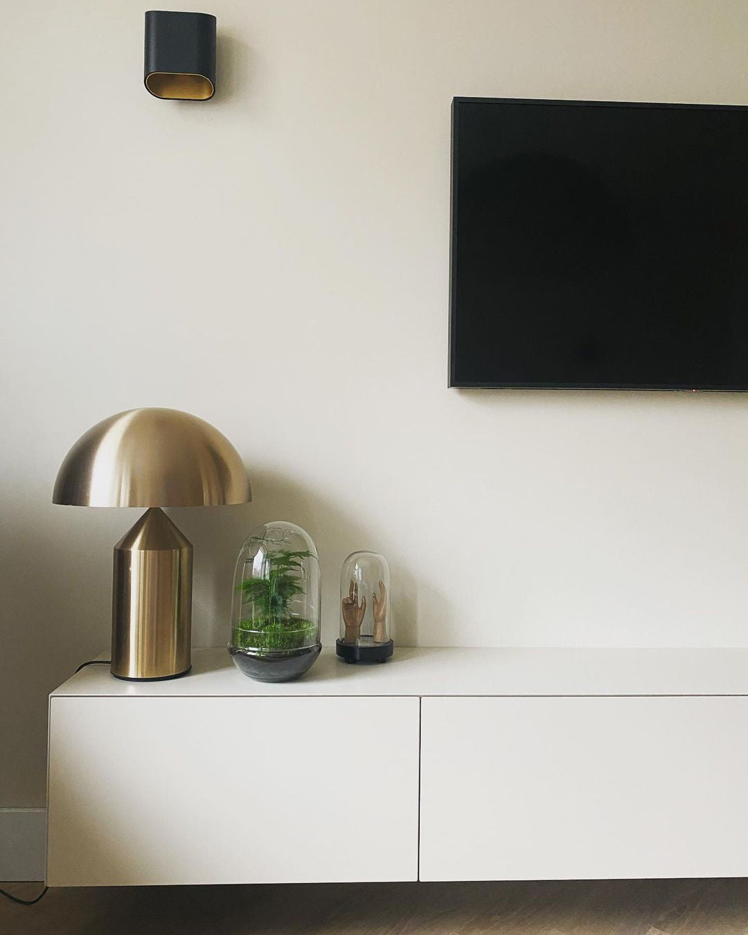 Dorsey Brass Mushroom Table Lamp