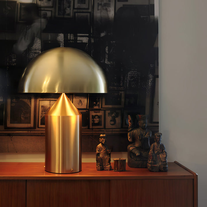 Dorsey Brass Mushroom Table Lamp