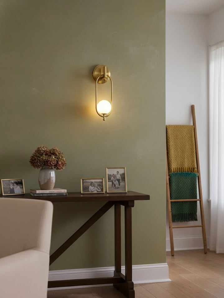 Aurea Messing Vägglampa
