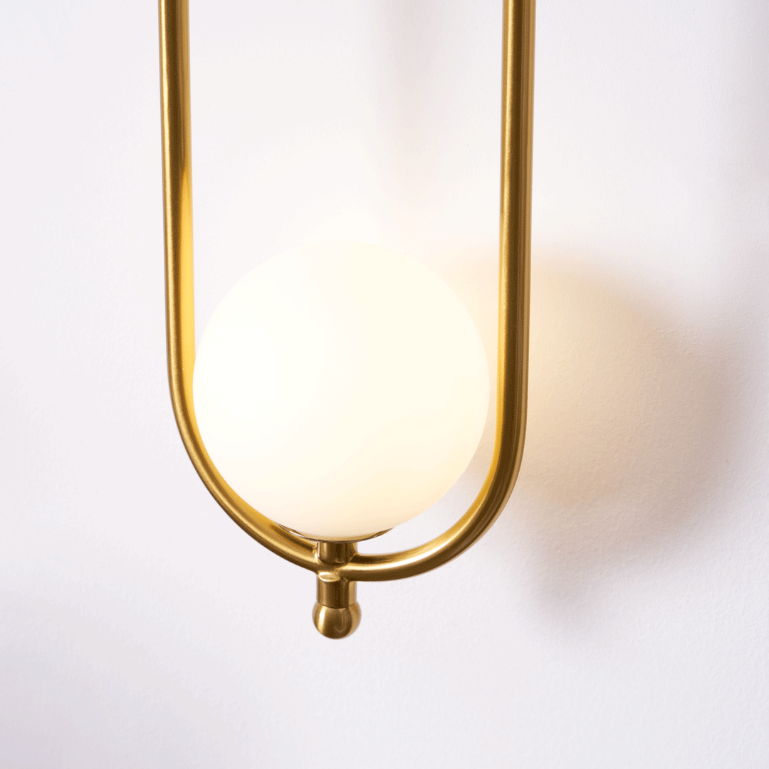 Aurea Messing Vägglampa
