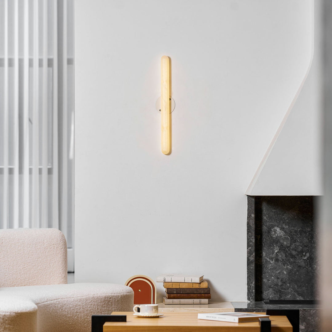 Aurelia Slim Alabaster Linjär Vägglampa