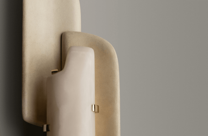 Skulpterad Alabaster Vägglampa
