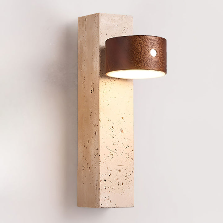 Axis Wood Rechargeable Wall Light