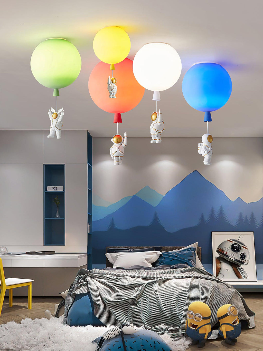 Ballong Glansig Taklampa