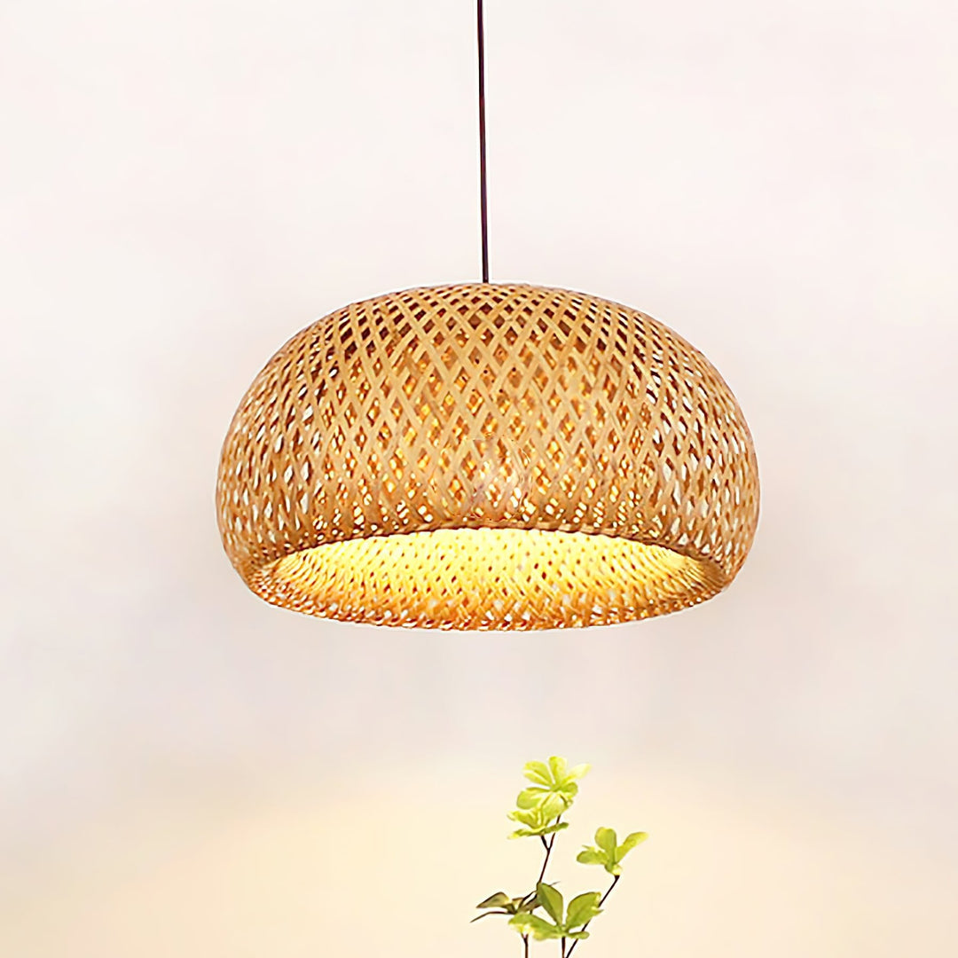 Bambu Flätad Pendellampa