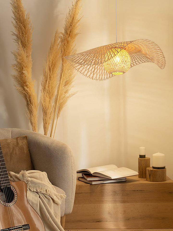 Bambu Ram Hängande Lampa