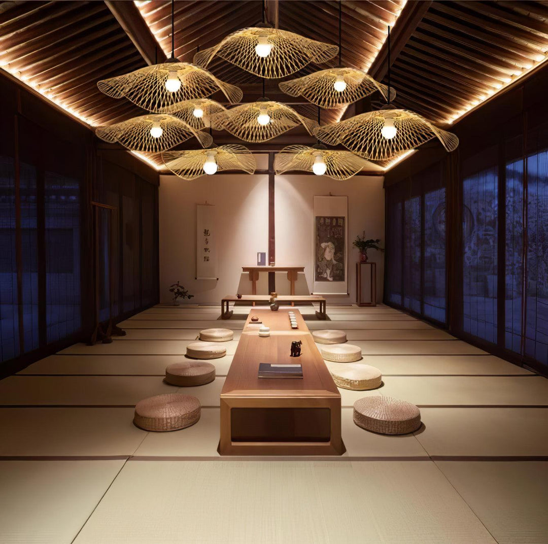 Bambu Ram Hängande Lampa