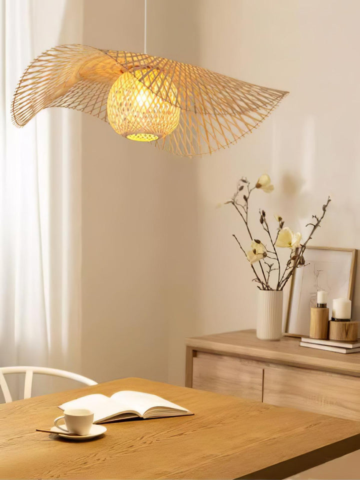 Bambu Ram Hängande Lampa