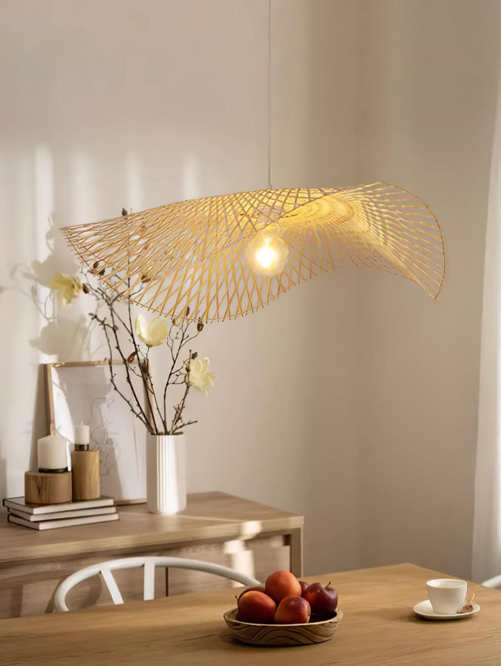Bambu Ram Hängande Lampa