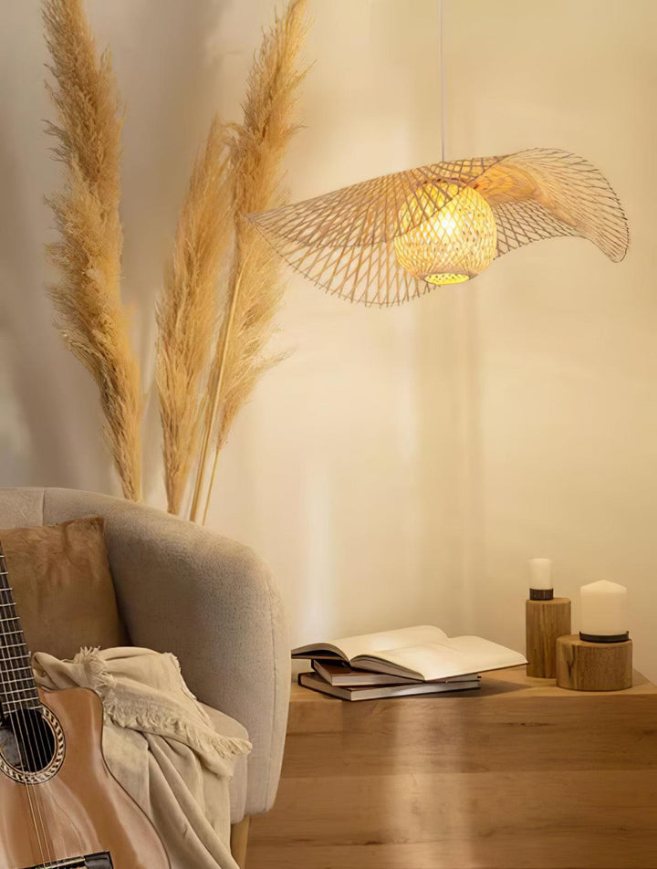 Bambu Ram Hängande Lampa