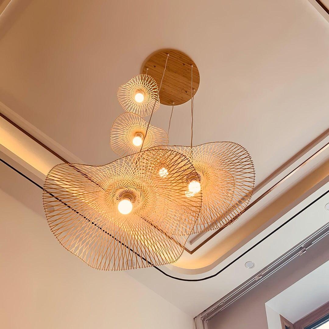Bambu Ram Hängande Lampa