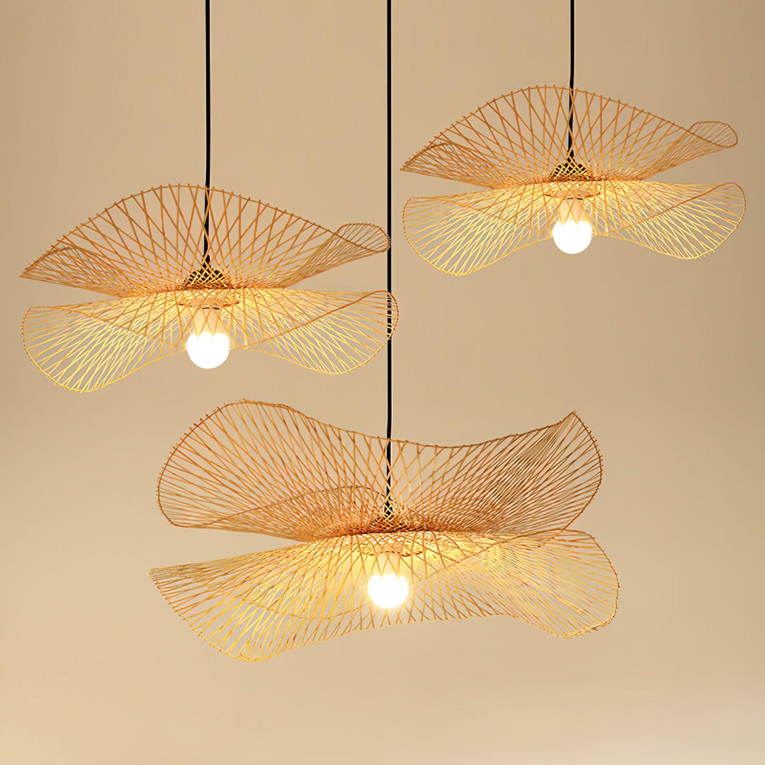 Bambu Ram Hängande Lampa