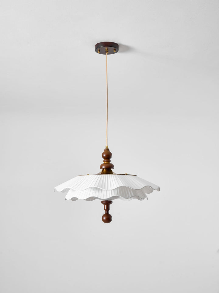Belle Epoque Plisserad Hänglampa