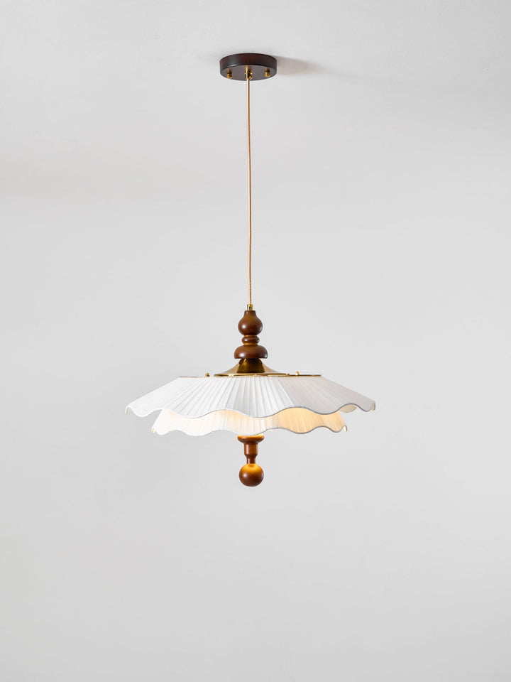 Belle Epoque Plisserad Hänglampa