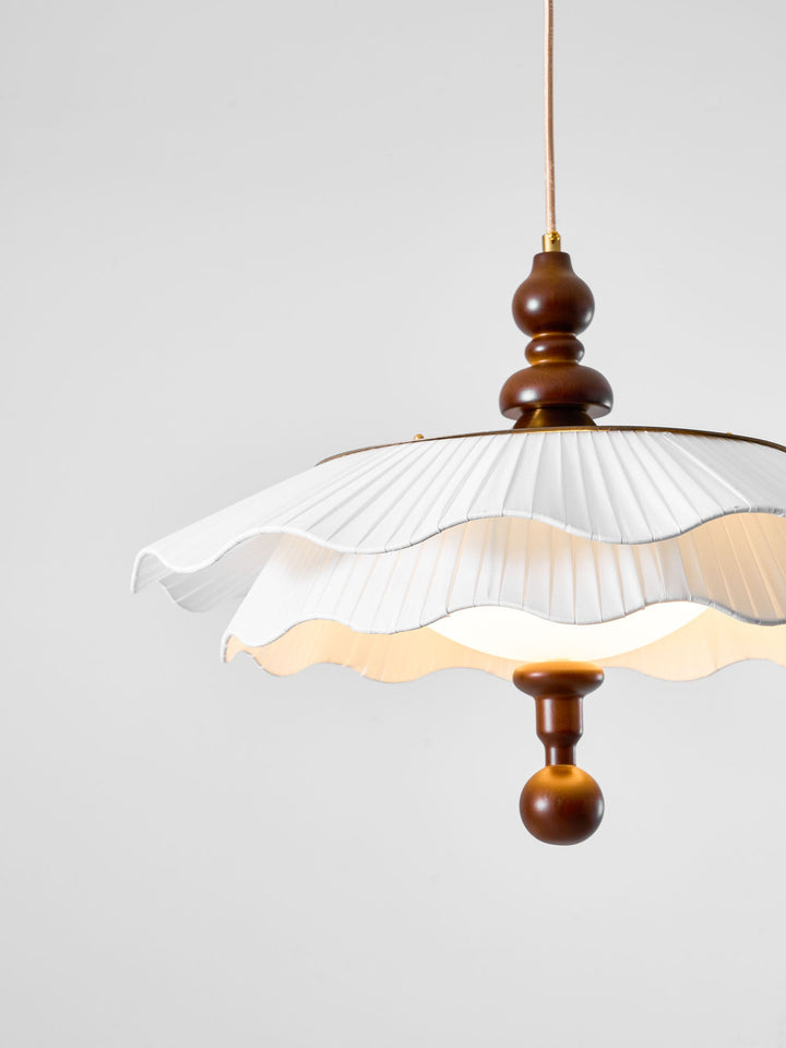 Belle Epoque Plisserad Hänglampa